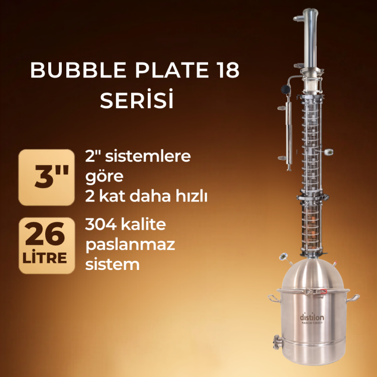 Distilon Bubble Plate 18 Serisi -26 LT
