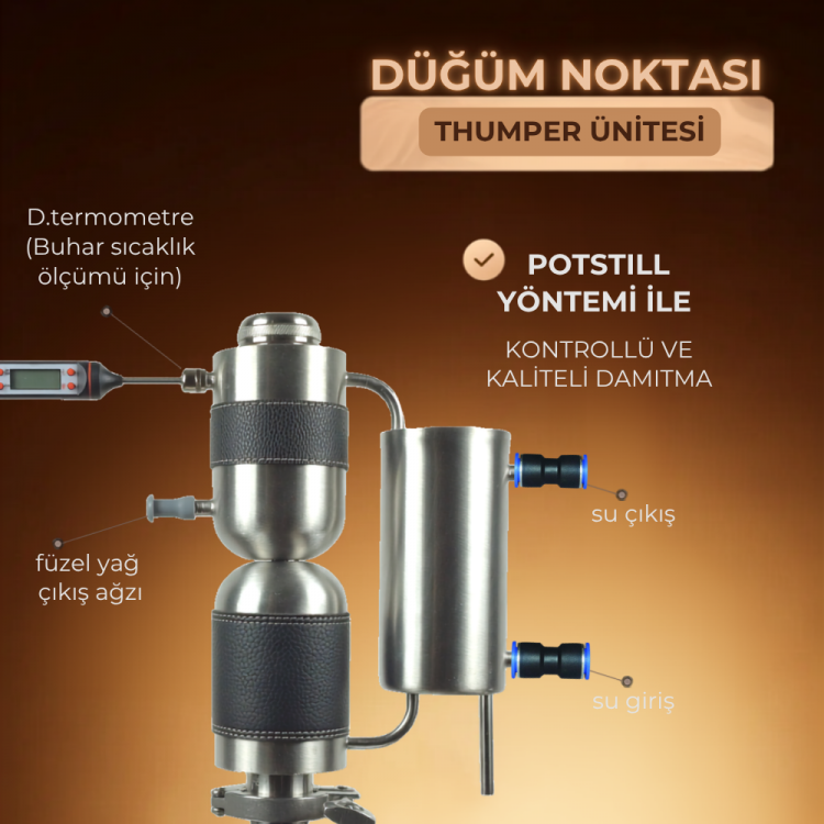 Distilon DS08 İmbik | Damıtma Cihazı | 26 LT