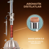 Distilon Nehir Serisi imbik – 26 litre paslanmaz çelik damıtma cihazı, estetik ve fonksiyonel tasarım