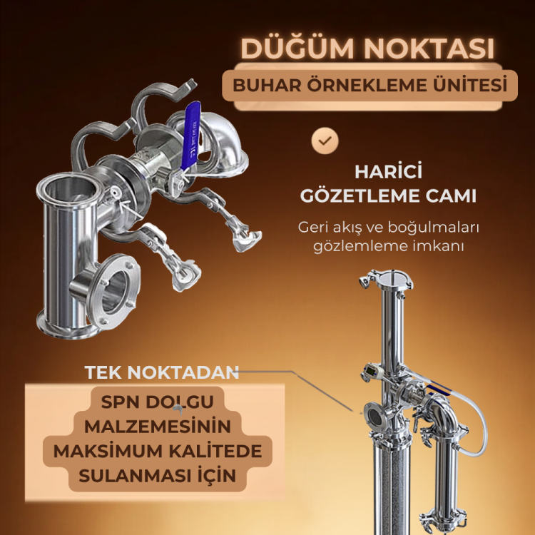 Distilon Irmak Serisi imbik – 26 litre kapasiteli, paslanmaz çelik damıtma cihazı