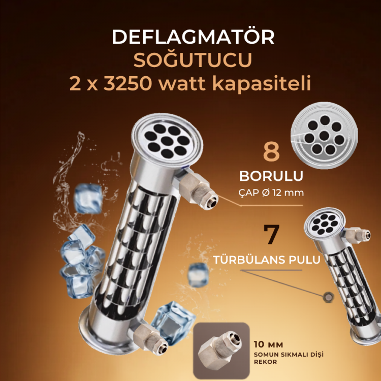 Distilon Irmak Serisi imbik – 26 litre kapasiteli, paslanmaz çelik damıtma cihazı