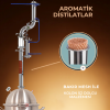 Distilon Pınar Serisi imbik – 26 litre paslanmaz çelik damıtma cihazı, kompakt ve estetik tasarım