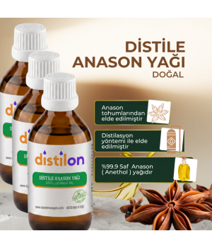Distilon Distile Anason Yağı 50 ML X 3 ADET