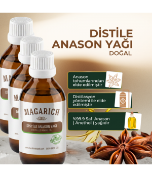 Magarich Distile Anason Yağı 100 ML x 3 ADET