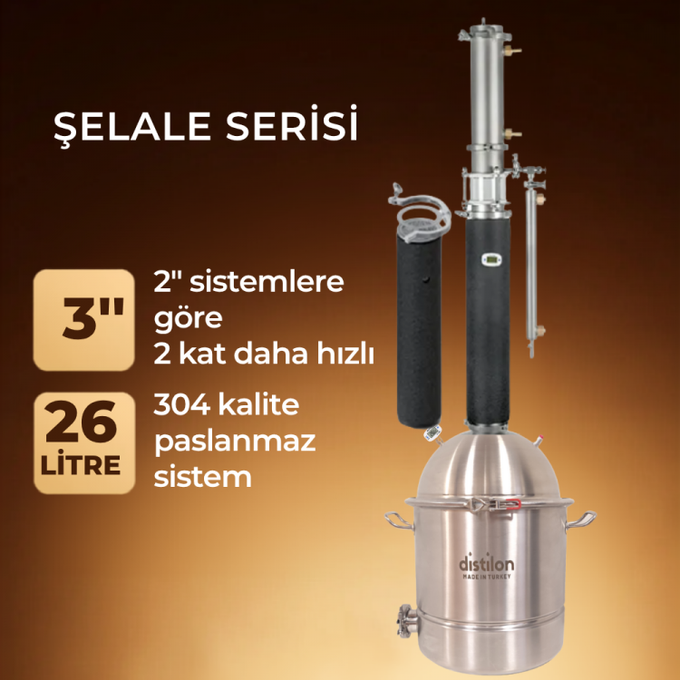 Distilon Şelale Serisi İmibik-26 litre