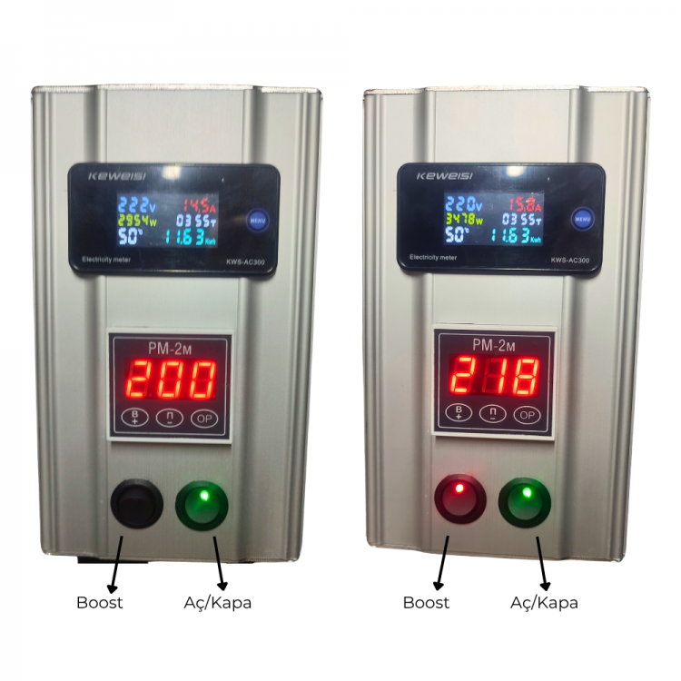 Profesyonel Güç Regülatörlü 3000 Watt Rezistans