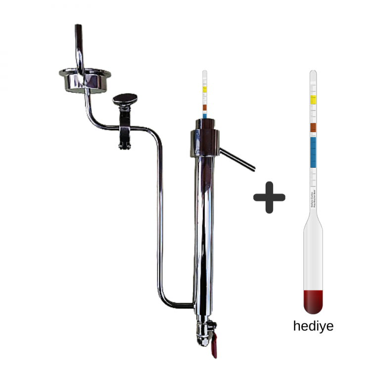 Distilon Parrot (Papağan) | Alkol Ölçüm Aparatı Distilon parrot papağan – damıtma sonrası alkol ölçüm aparatı, paslanmaz çelik yapı